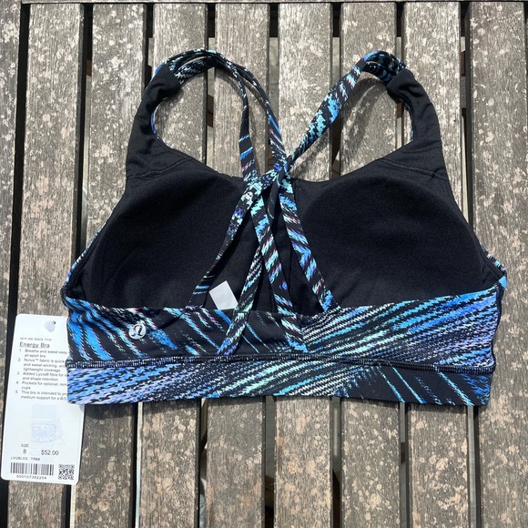 Lululemon Energy Bra - Tropics Blue - New with Tags! - Picture 5 of 11